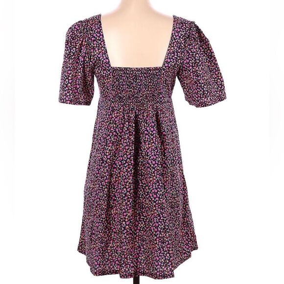 Draper James Mini Dress Floral Puff Sleeves & Pockets Size Small - Picture 6 of 12